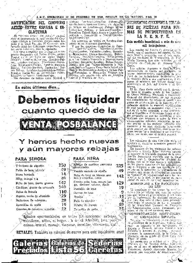 ABC MADRID 10-02-1960 página 39