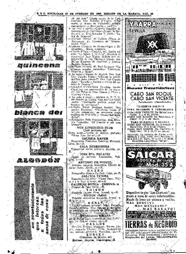 ABC MADRID 10-02-1960 página 52