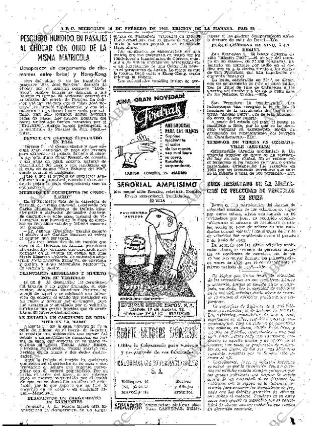 ABC MADRID 10-02-1960 página 59
