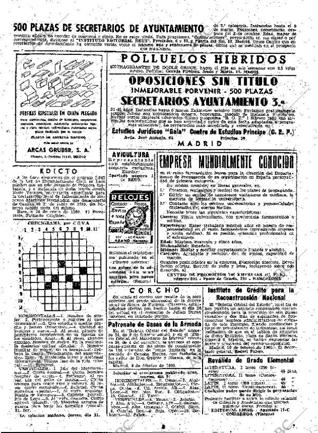 ABC MADRID 10-02-1960 página 71