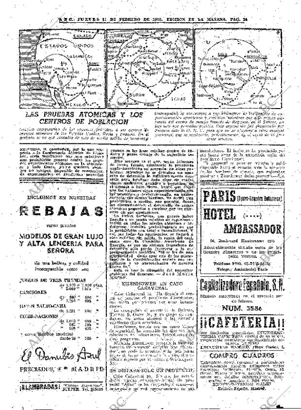 ABC MADRID 11-02-1960 página 34