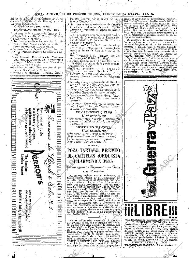 ABC MADRID 11-02-1960 página 50