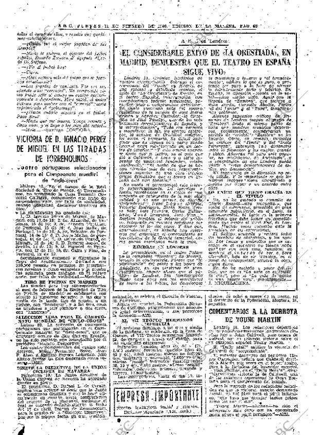 ABC MADRID 11-02-1960 página 62