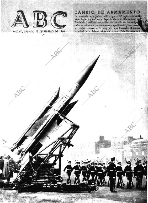 ABC MADRID 13-02-1960 página 1