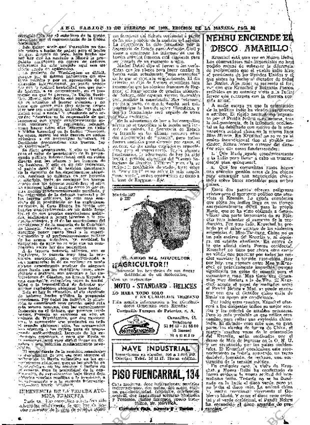 ABC MADRID 13-02-1960 página 34