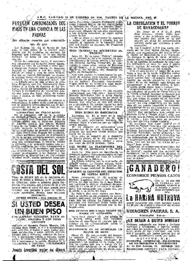 ABC MADRID 13-02-1960 página 46