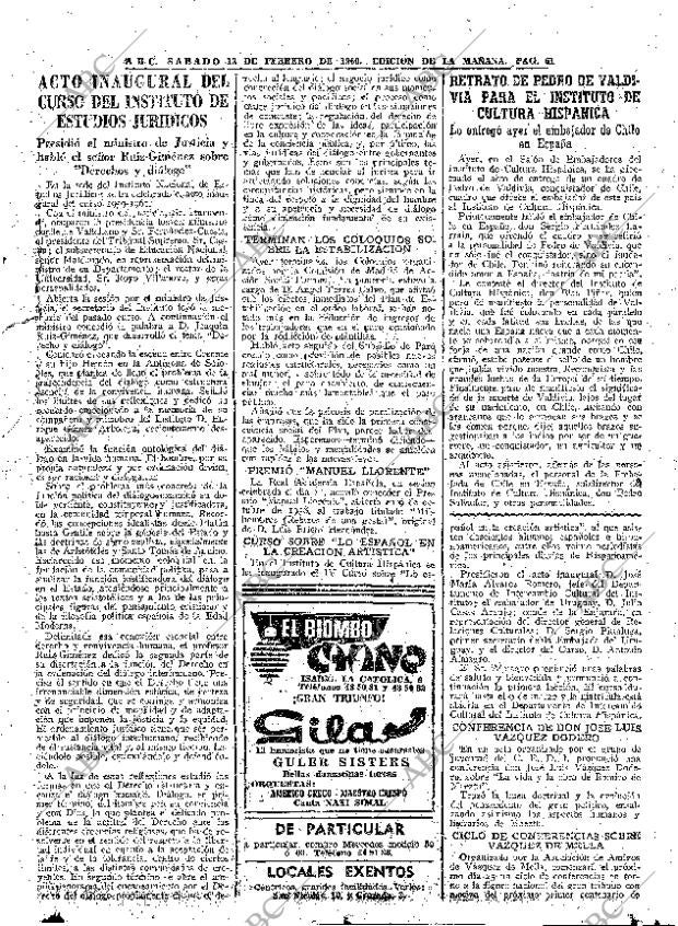 ABC MADRID 13-02-1960 página 51