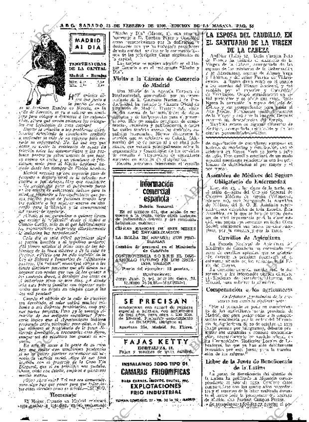 ABC MADRID 13-02-1960 página 55