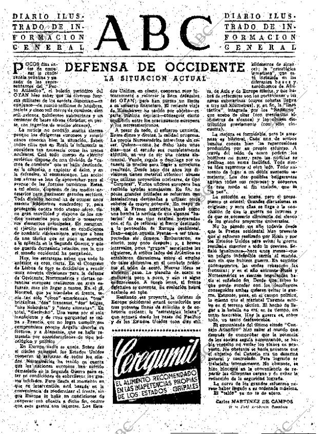 ABC MADRID 14-02-1960 página 3