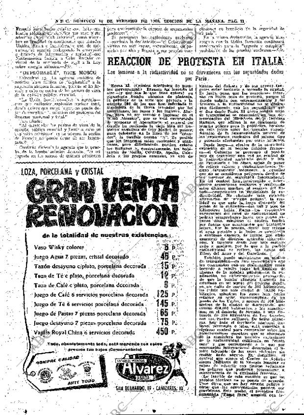 ABC MADRID 14-02-1960 página 71