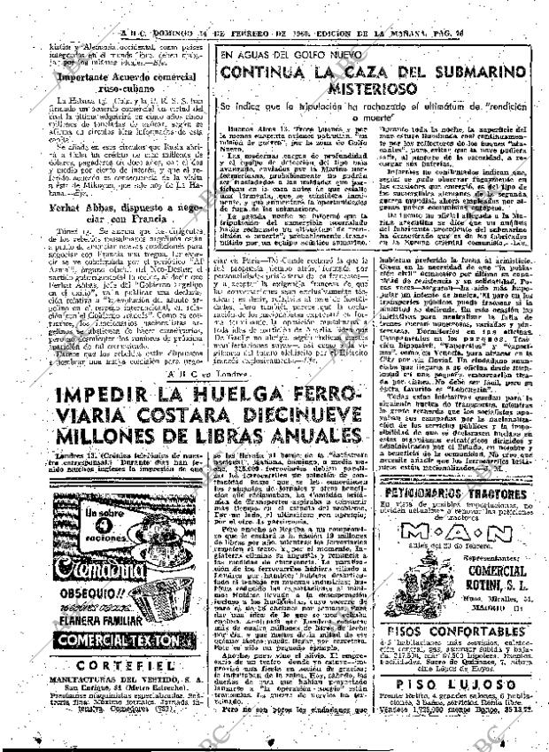 ABC MADRID 14-02-1960 página 76