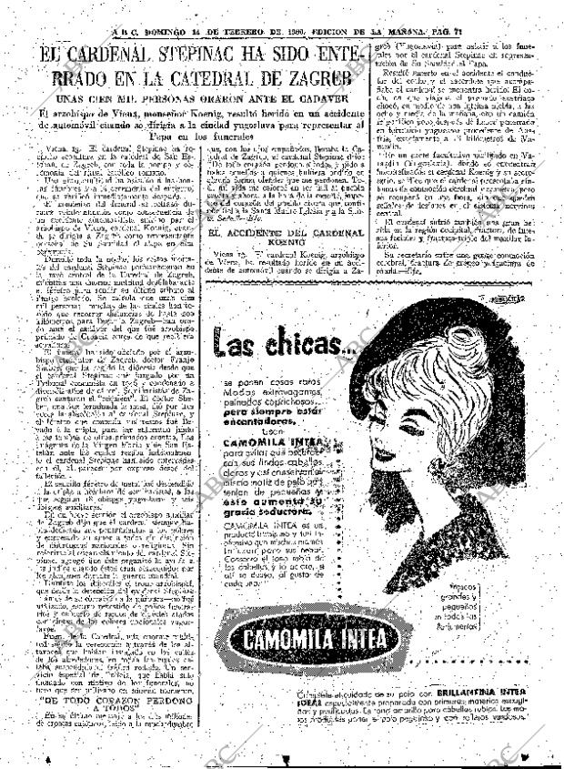 ABC MADRID 14-02-1960 página 77