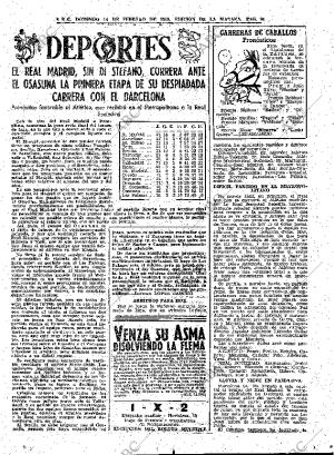 ABC MADRID 14-02-1960 página 91