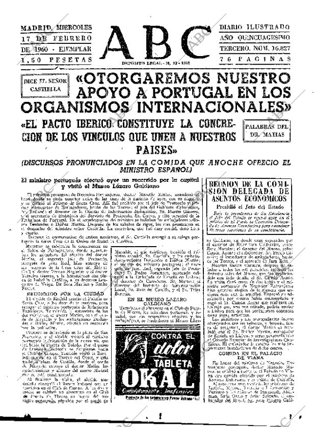 ABC MADRID 17-02-1960 página 31