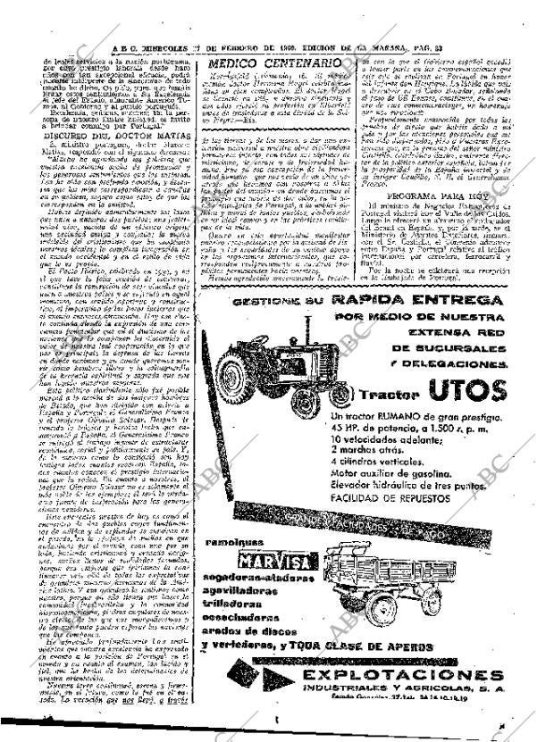 ABC MADRID 17-02-1960 página 33