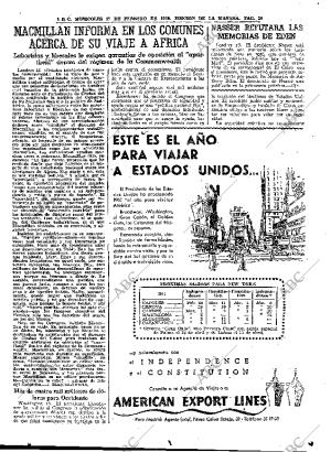 ABC MADRID 17-02-1960 página 39