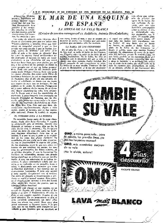 ABC MADRID 17-02-1960 página 45