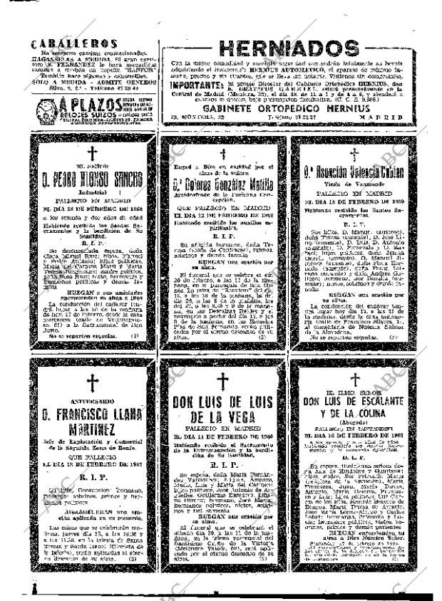 ABC MADRID 17-02-1960 página 72