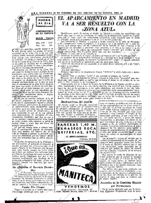 ABC MADRID 19-02-1960 página 51