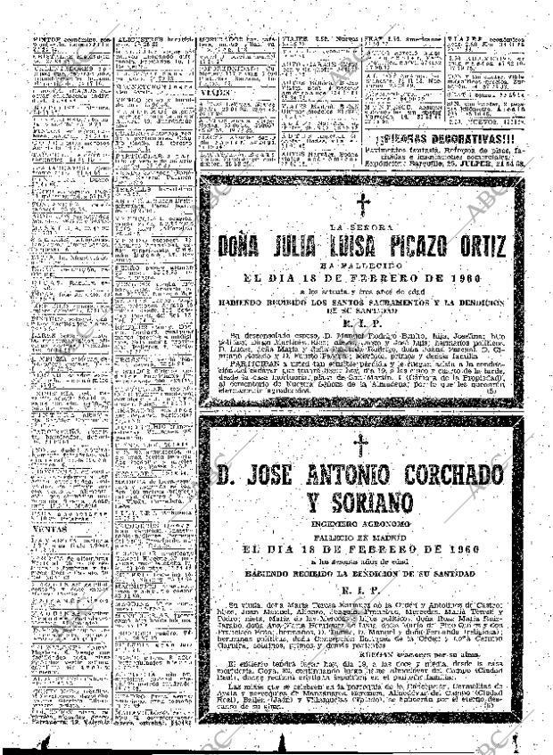 ABC MADRID 19-02-1960 página 67