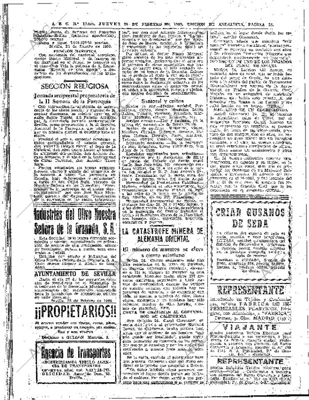 ABC SEVILLA 25-02-1960 página 28
