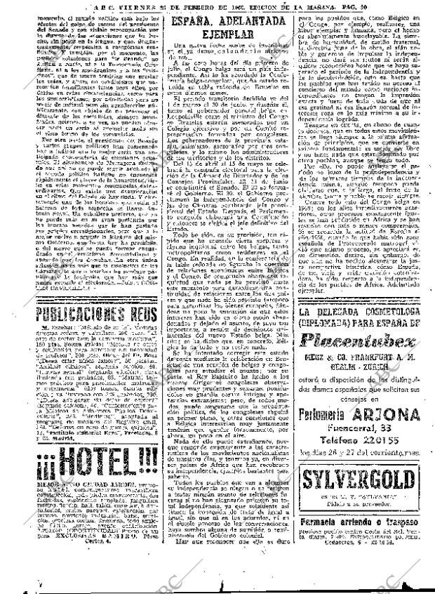 ABC MADRID 26-02-1960 página 30