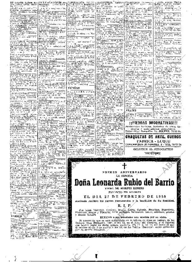 ABC MADRID 26-02-1960 página 64