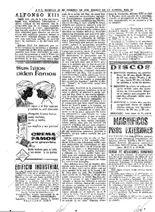 ABC MADRID 28-02-1960 página 52