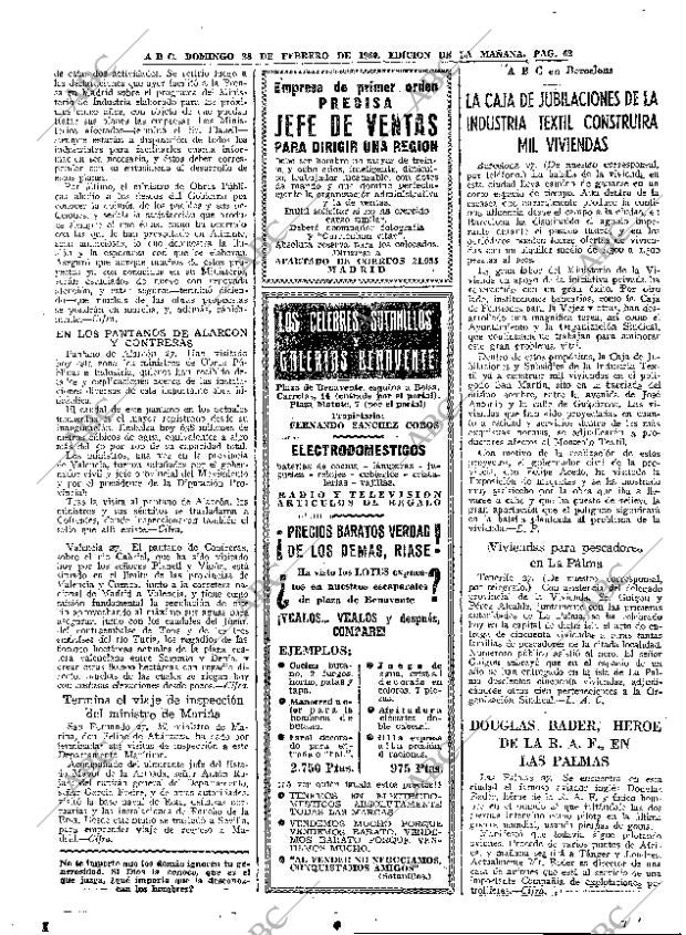 ABC MADRID 28-02-1960 página 62