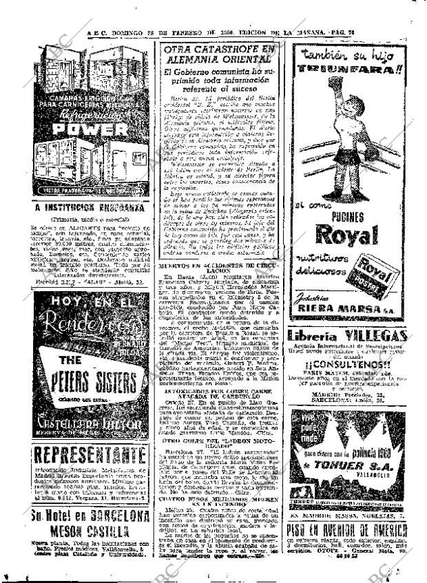ABC MADRID 28-02-1960 página 70