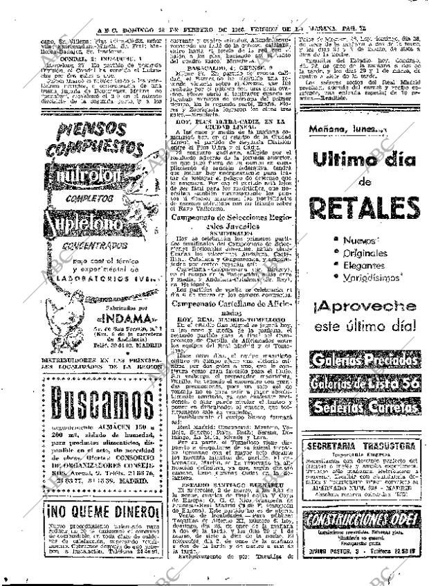 ABC MADRID 28-02-1960 página 72