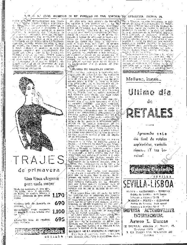 ABC SEVILLA 28-02-1960 página 24