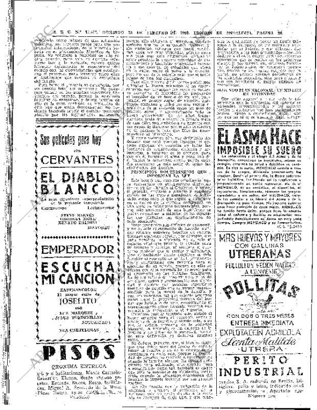 ABC SEVILLA 28-02-1960 página 26