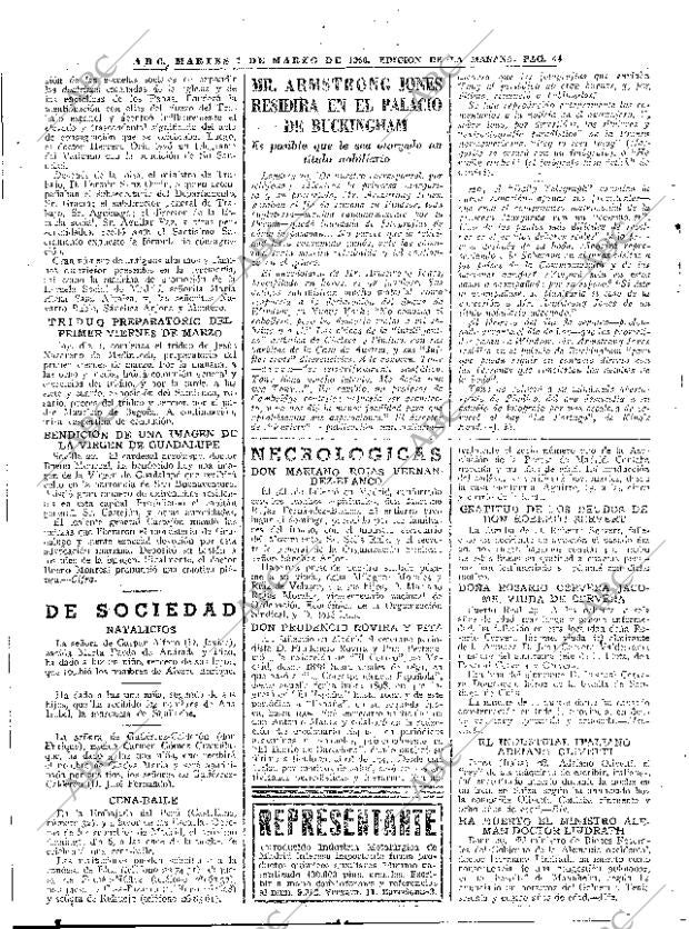 ABC MADRID 01-03-1960 página 44