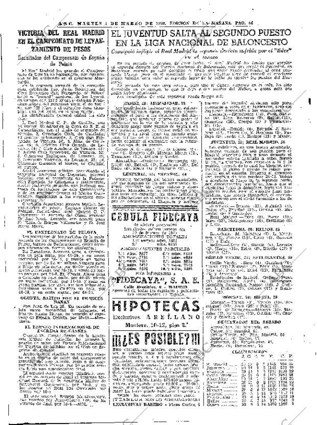 ABC MADRID 01-03-1960 página 64