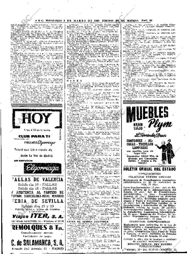 ABC MADRID 02-03-1960 página 66