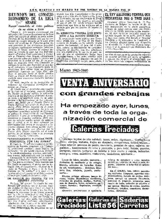 ABC MADRID 08-03-1960 página 43