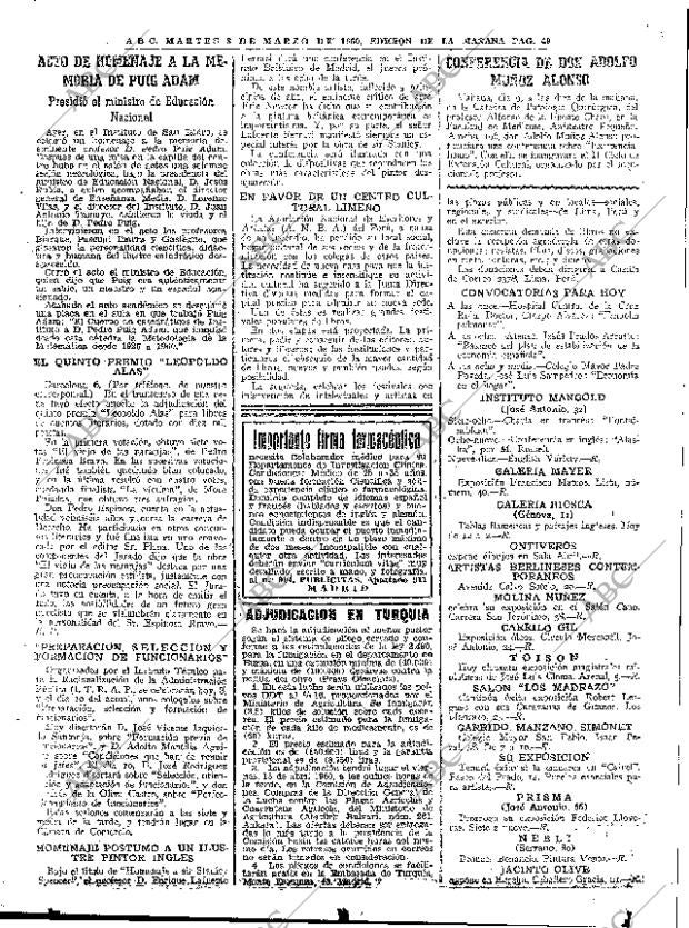 ABC MADRID 08-03-1960 página 49