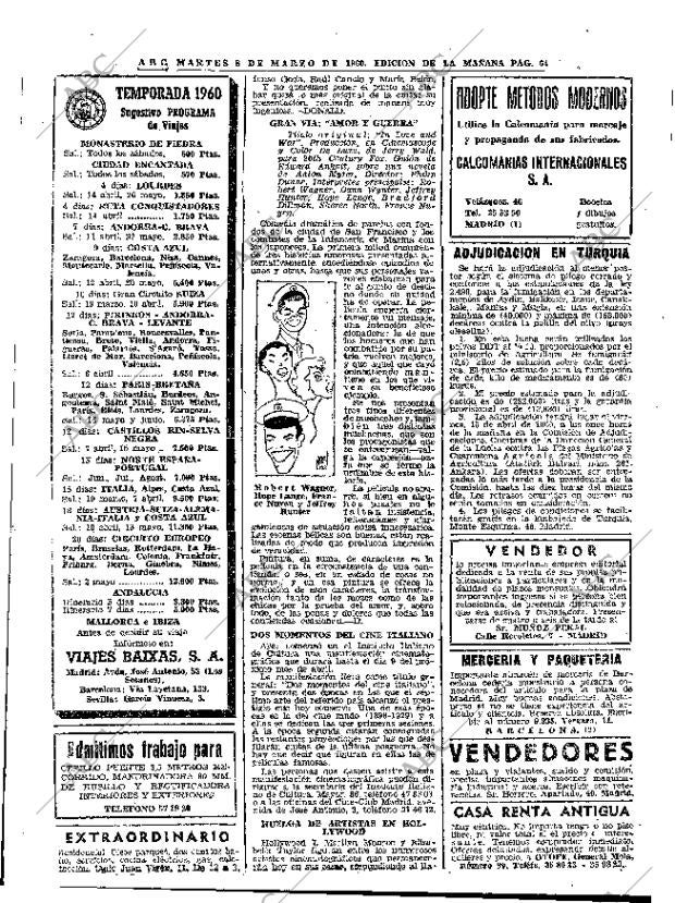 ABC MADRID 08-03-1960 página 64