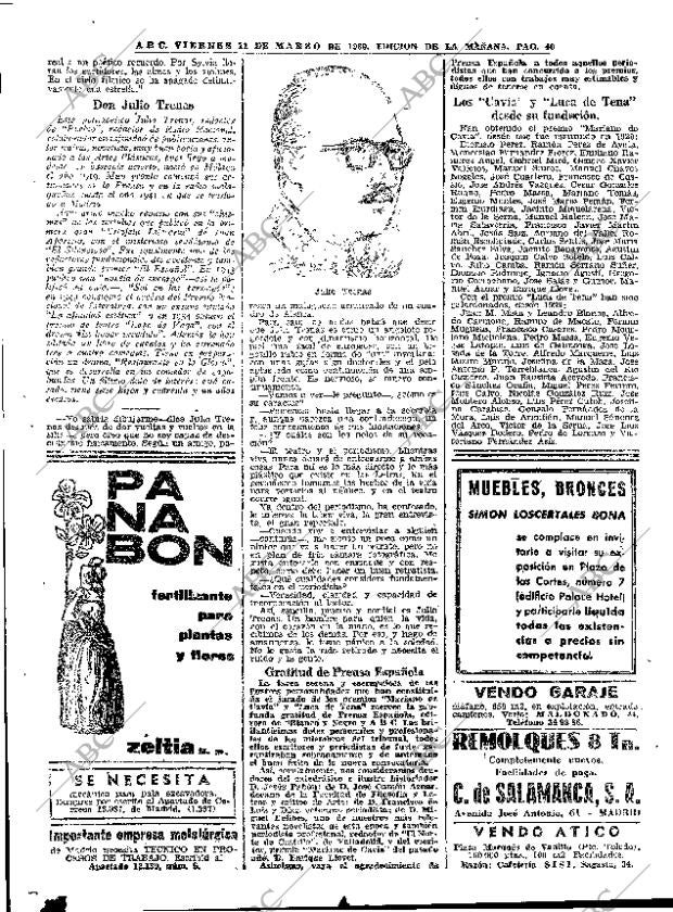 ABC MADRID 11-03-1960 página 40