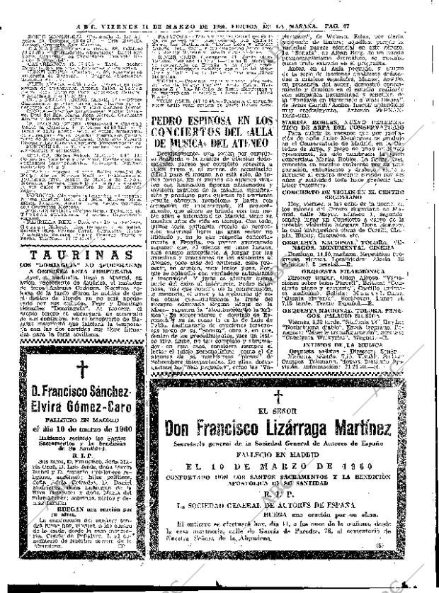 ABC MADRID 11-03-1960 página 67