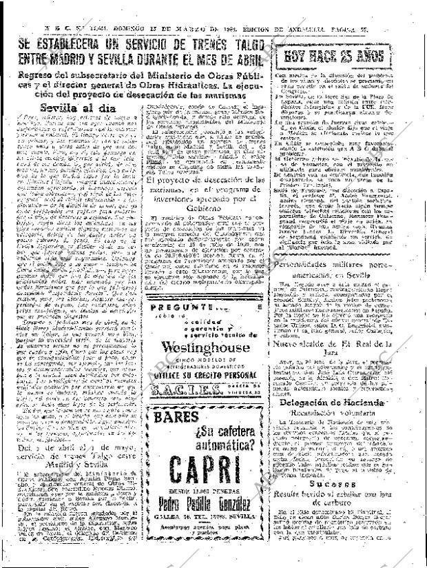 ABC SEVILLA 13-03-1960 página 57