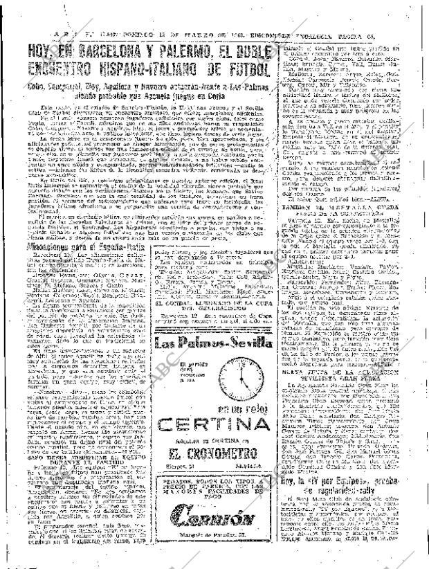 ABC SEVILLA 13-03-1960 página 63