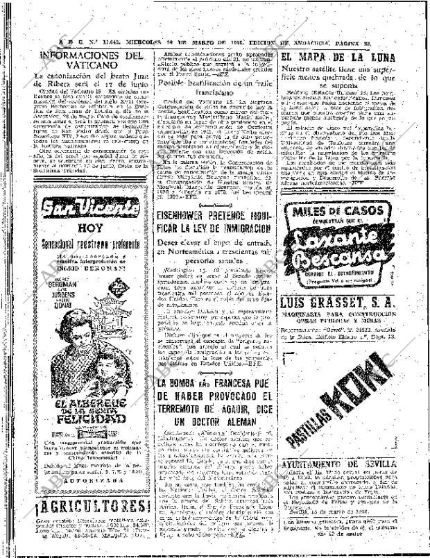 ABC SEVILLA 16-03-1960 página 32