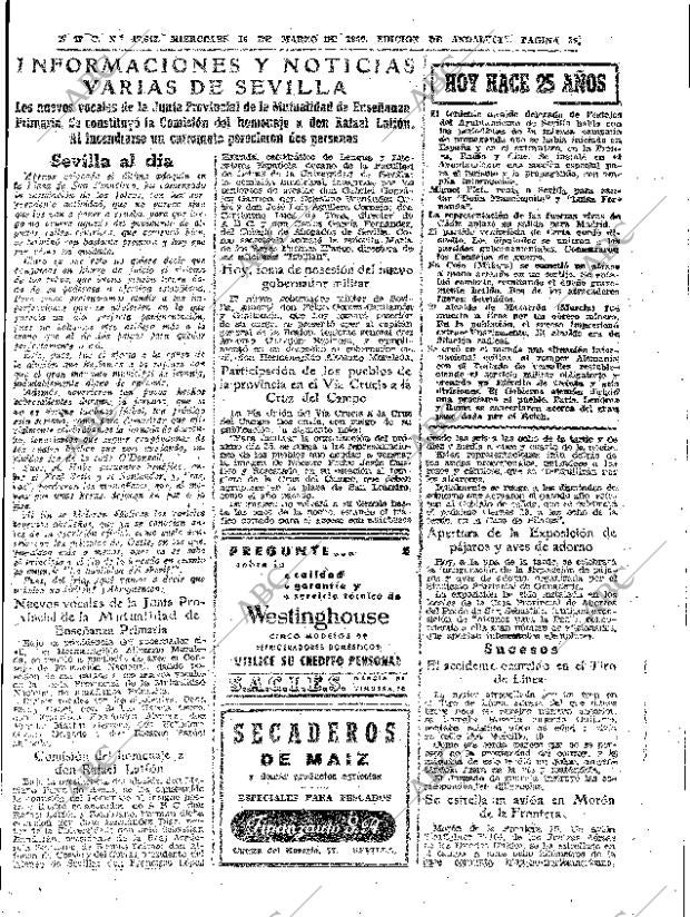 ABC SEVILLA 16-03-1960 página 39