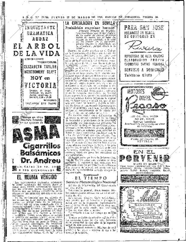 ABC SEVILLA 17-03-1960 página 38