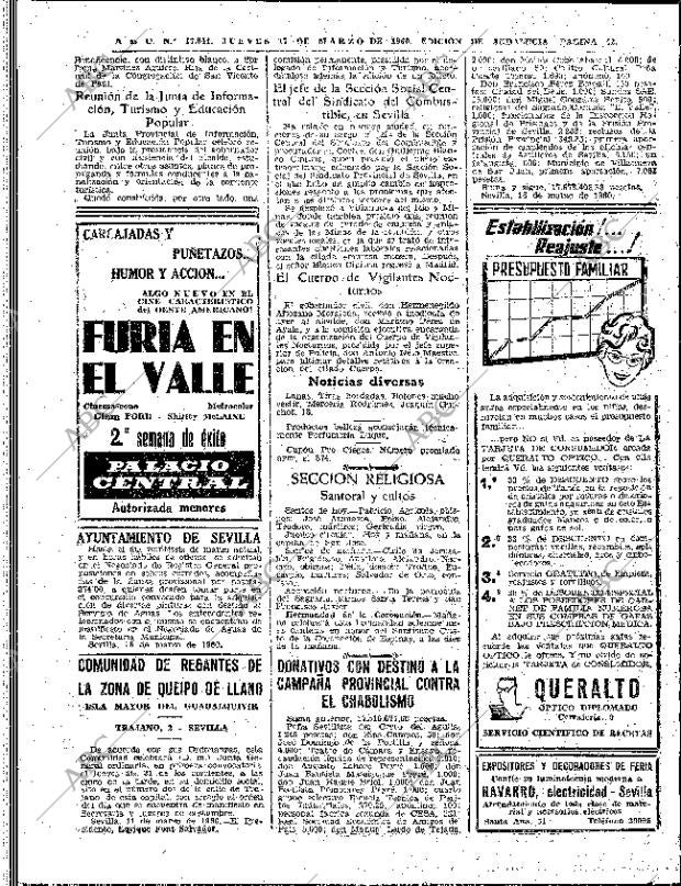 ABC SEVILLA 17-03-1960 página 42