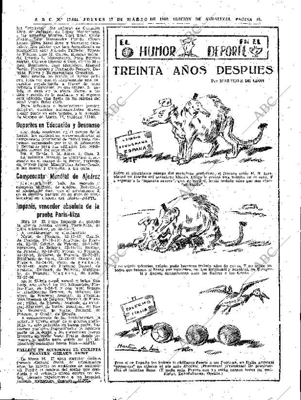 ABC SEVILLA 17-03-1960 página 45