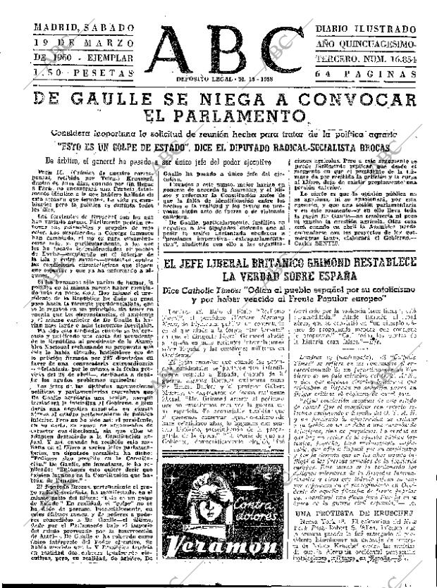 ABC MADRID 19-03-1960 página 23