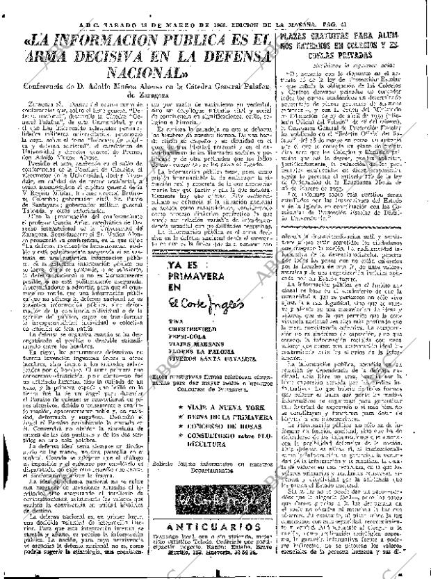 ABC MADRID 19-03-1960 página 41
